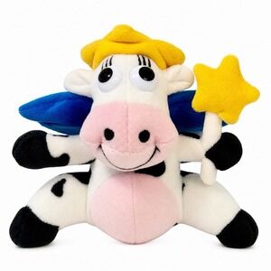 Vintage 1998 Kraft Singles Dairy Fairy Cow Plush Promotional Mail-In Toy NIP 6"